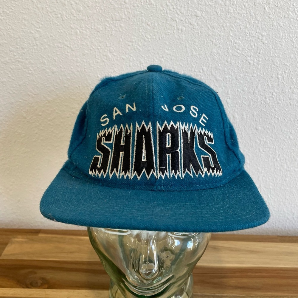 RARE NHL SAN JOSE SHARKS SHARK BITE STARTER HAT